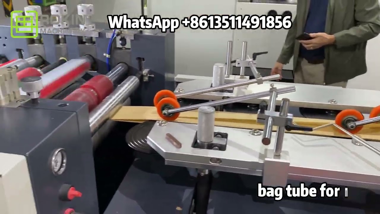 ROKIN RKJD-350 High speed V bottom paper bag machine