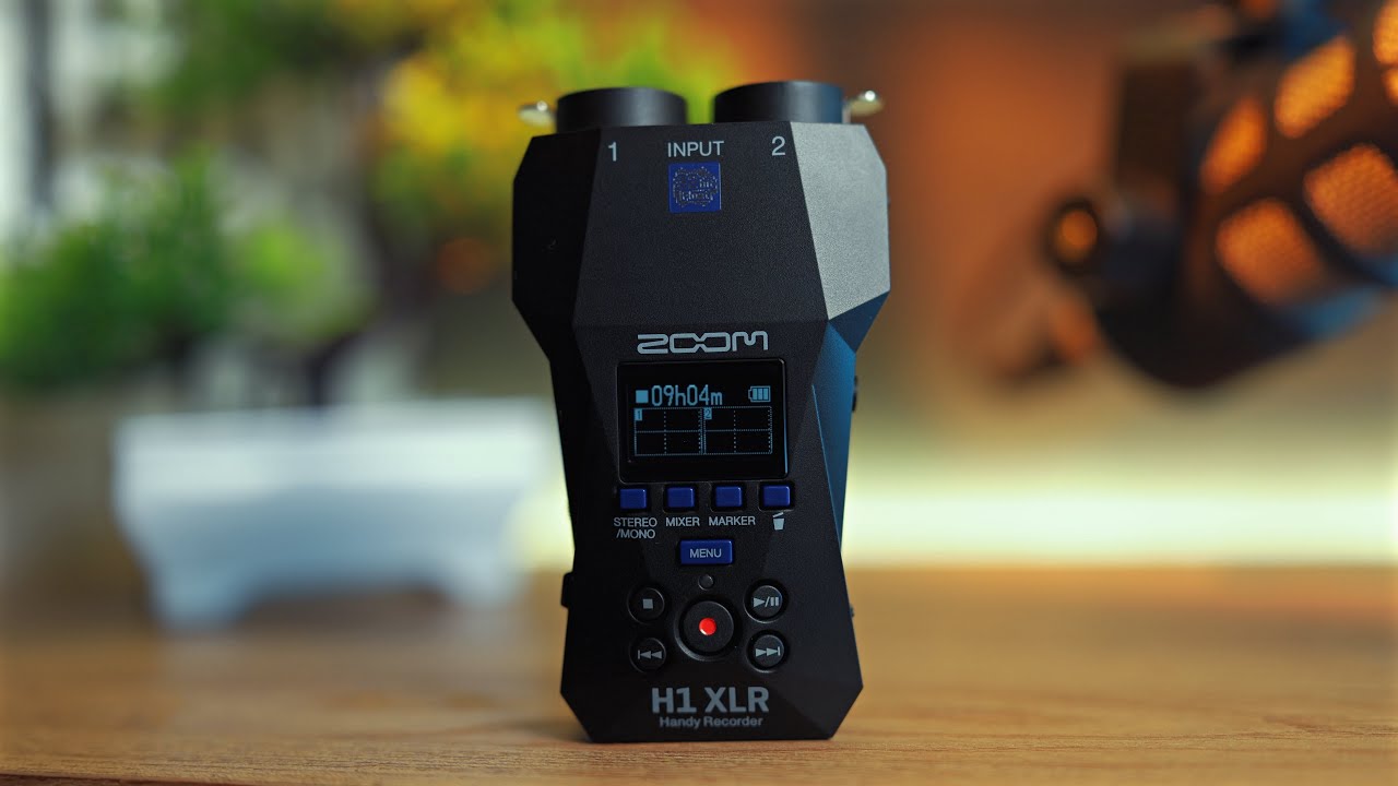Zoom H1 XLR - Melhor gravador de audio 2025