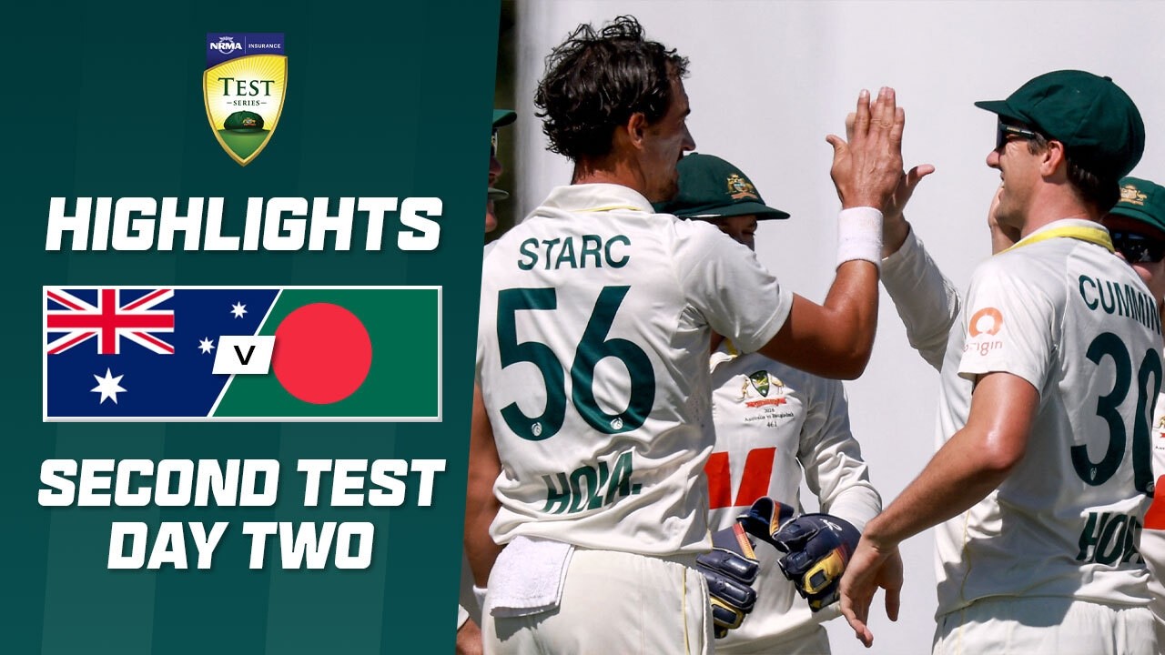 Australia v Bangladesh | Second Test | Day Two