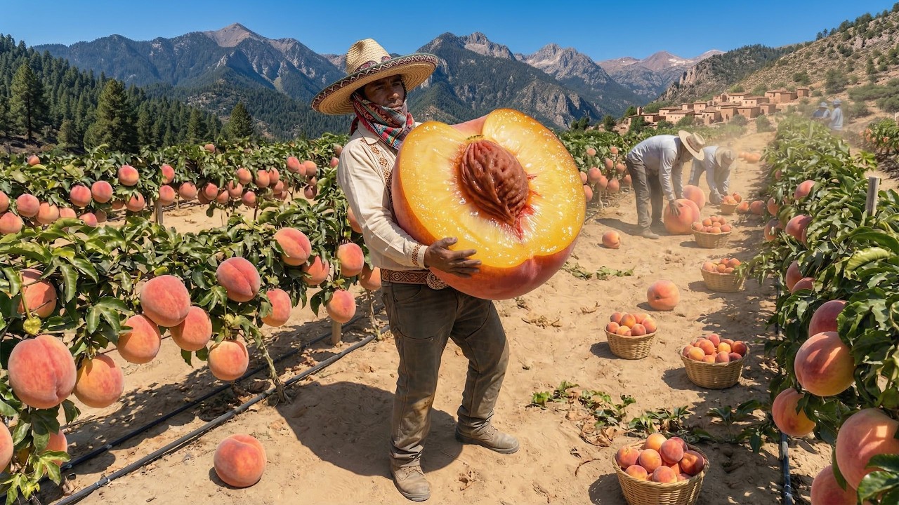 Plantaron melocotoneros en las altas montañas de México, y los resultados fueron sorprendentes