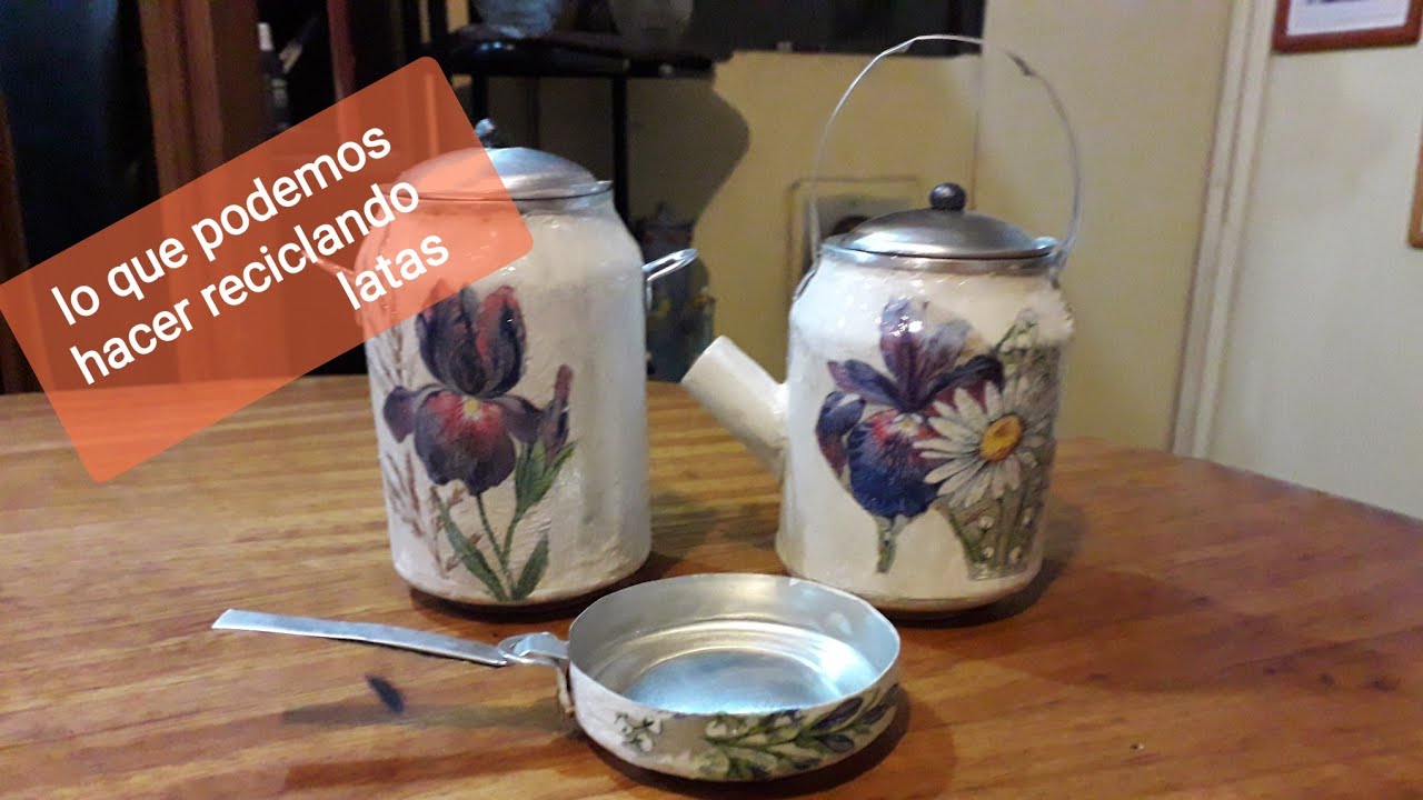 lo que podemos hacer reciclando latas