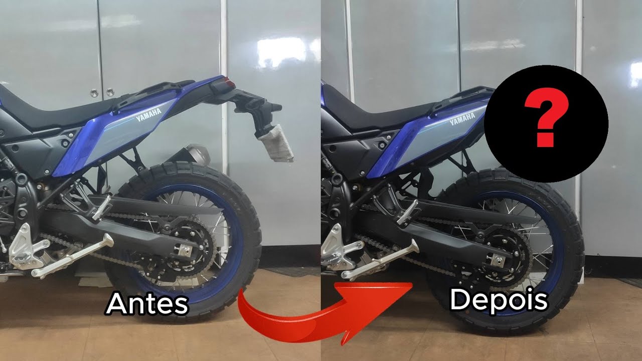Muda o suporte de matricula da TENERE em casa! - Tutorial Completo #tenere #tutorial #t7