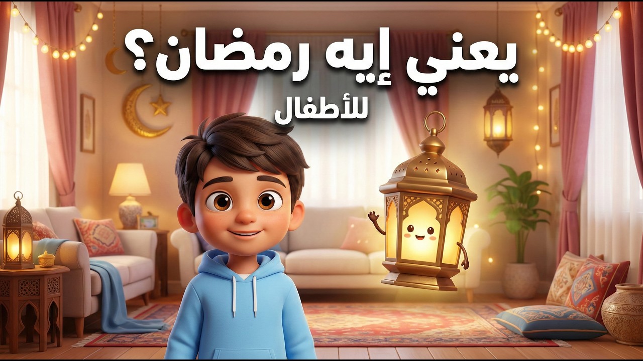 رمضان للأطفال: يعني إيه الصيام؟ وإزاي نبقى أطفال شاطرين؟ 🌙