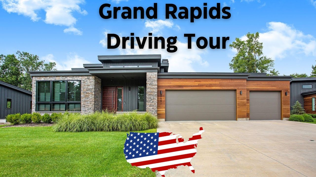 Driving Tour | East Grand Rapids | Luxury Neighborhood | Michigan | USA