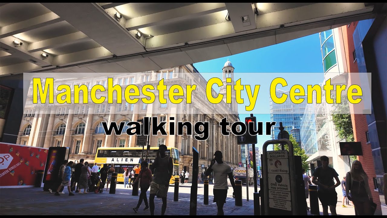 MANCHESTER CITY CENTRE WALKING TOUR | 4K | 2024