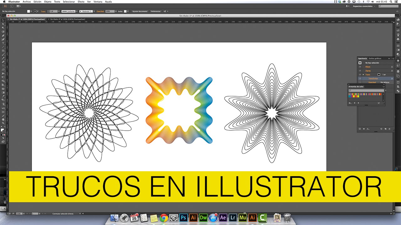 Tutorial Illustrator // Trucos desde el panel apariencia by @Conecta