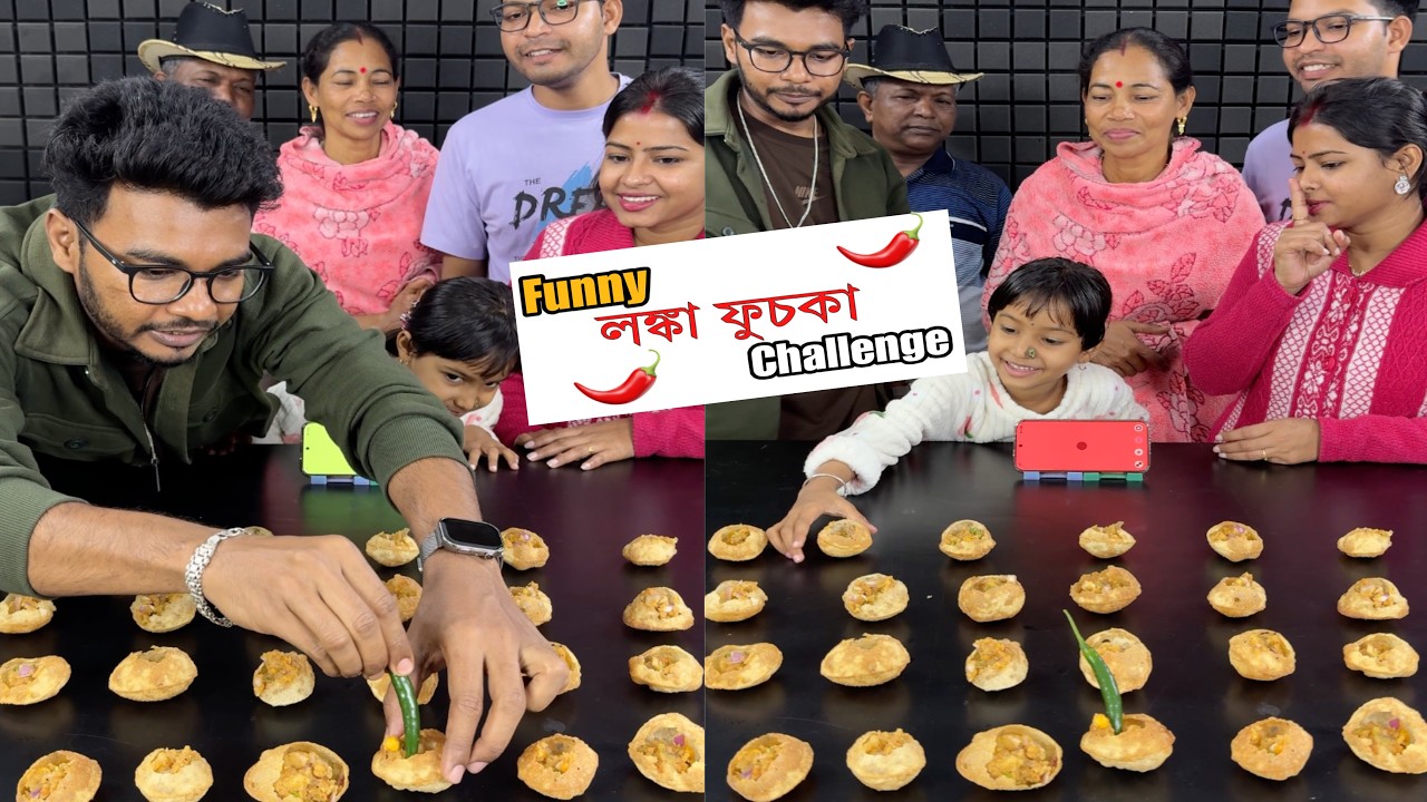 Chilli Fuchka Eat Who Lose The Game Funny Challenge