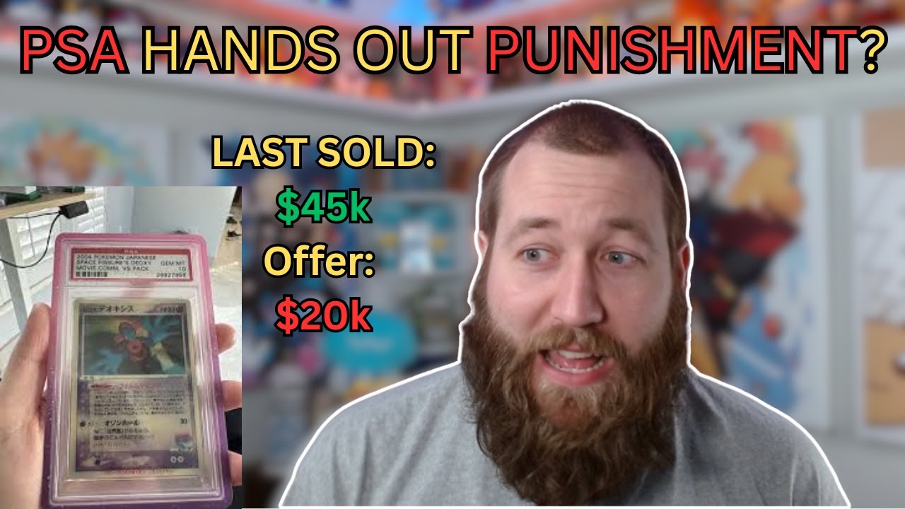 Can you be PUNISHED in Pokemon? Live Market Update - PSA Damage Scam