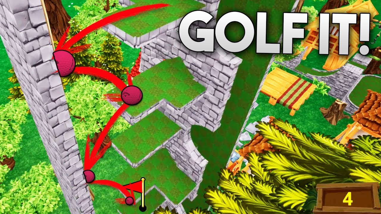 PLATAFORMAS EN ESCALERA!! DIFICIL! Golf It!