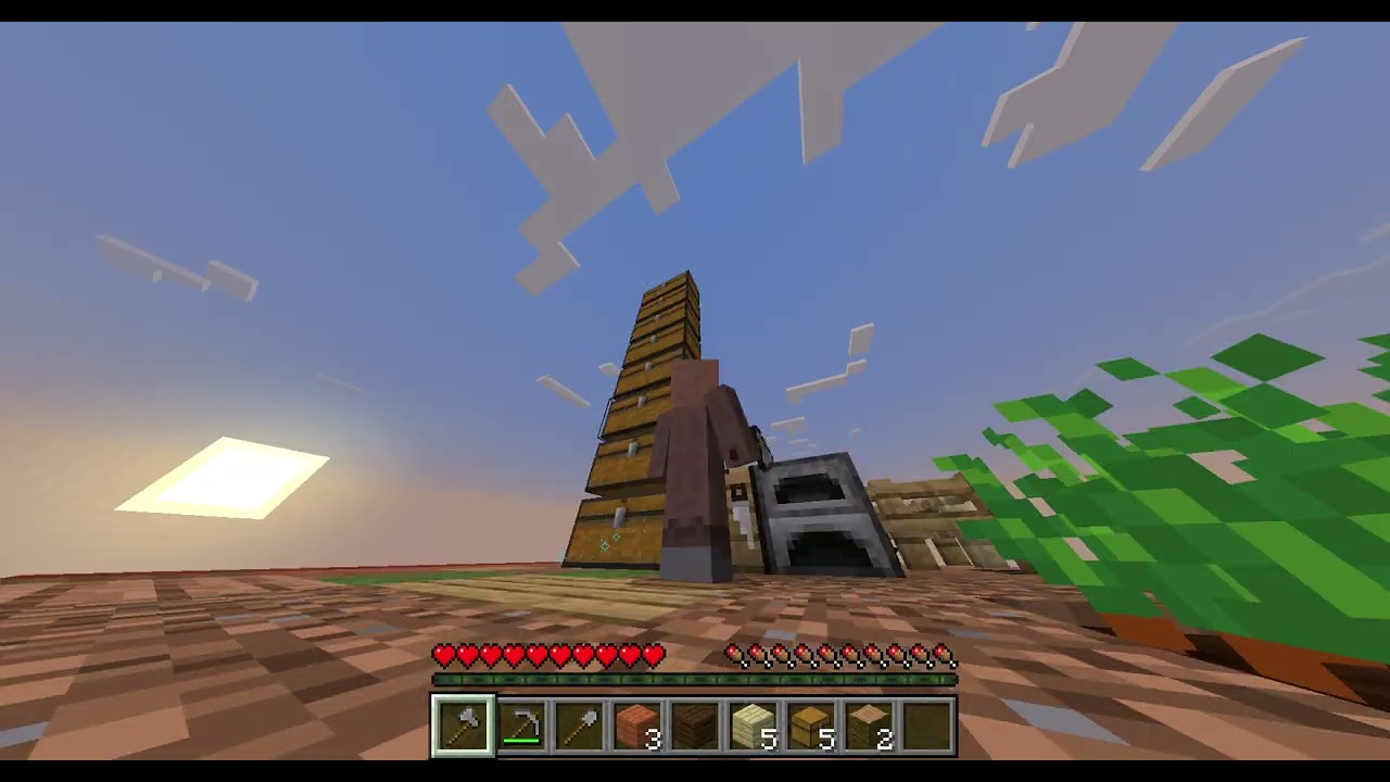 MInecraft One block.. NAY!!!  :( headphones died)