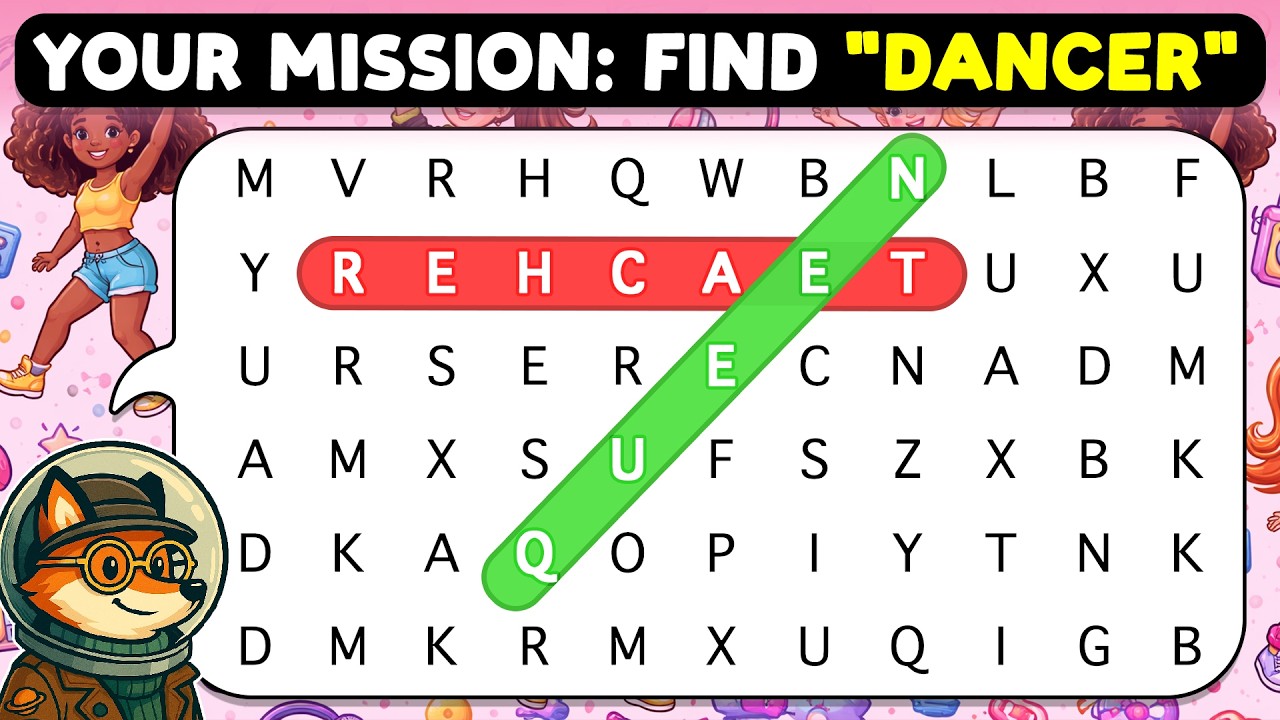 🦊🔍 Word Search Puzzle | Categories: Birds Mansion Birthday 🔎🦊 | Word Search Game