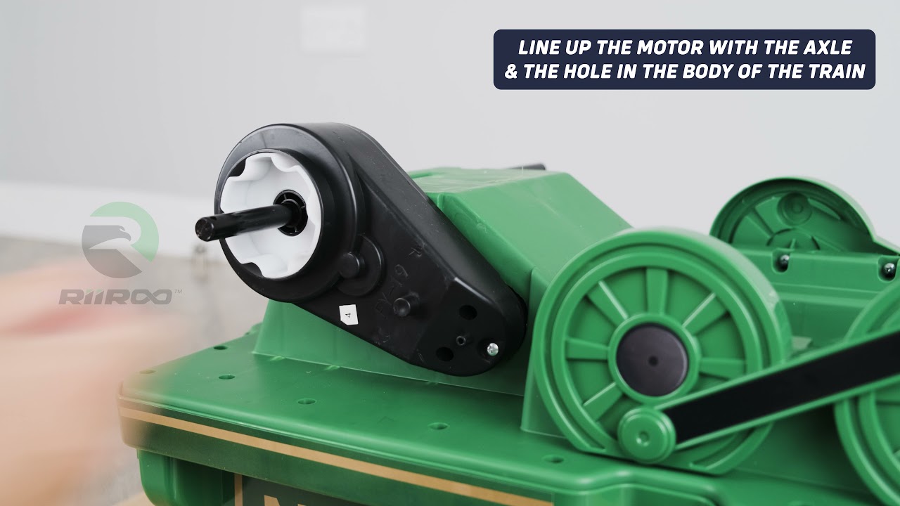 How To Attach The Wheels On The RiiRoo ChooChoo™ Electric Train