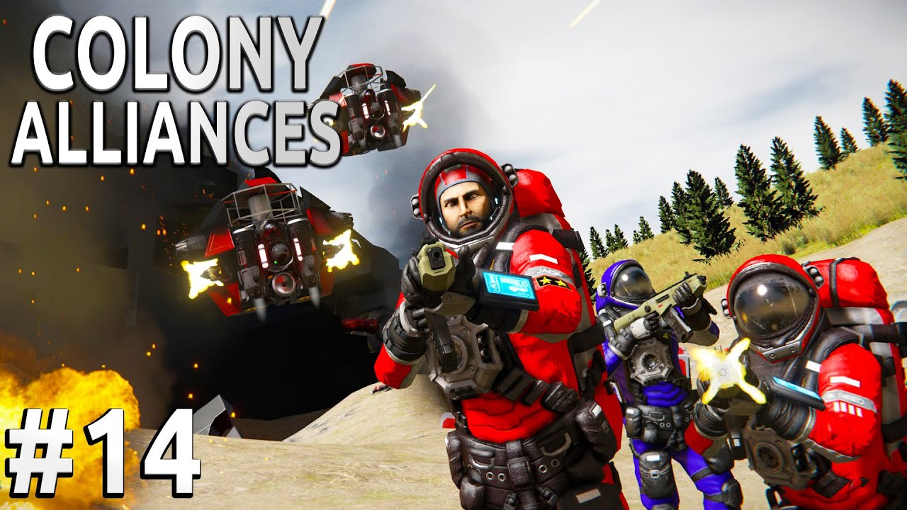 Space Engineers - Colony ALLIANCES! - Ep #14 - DRONE Resurgence!