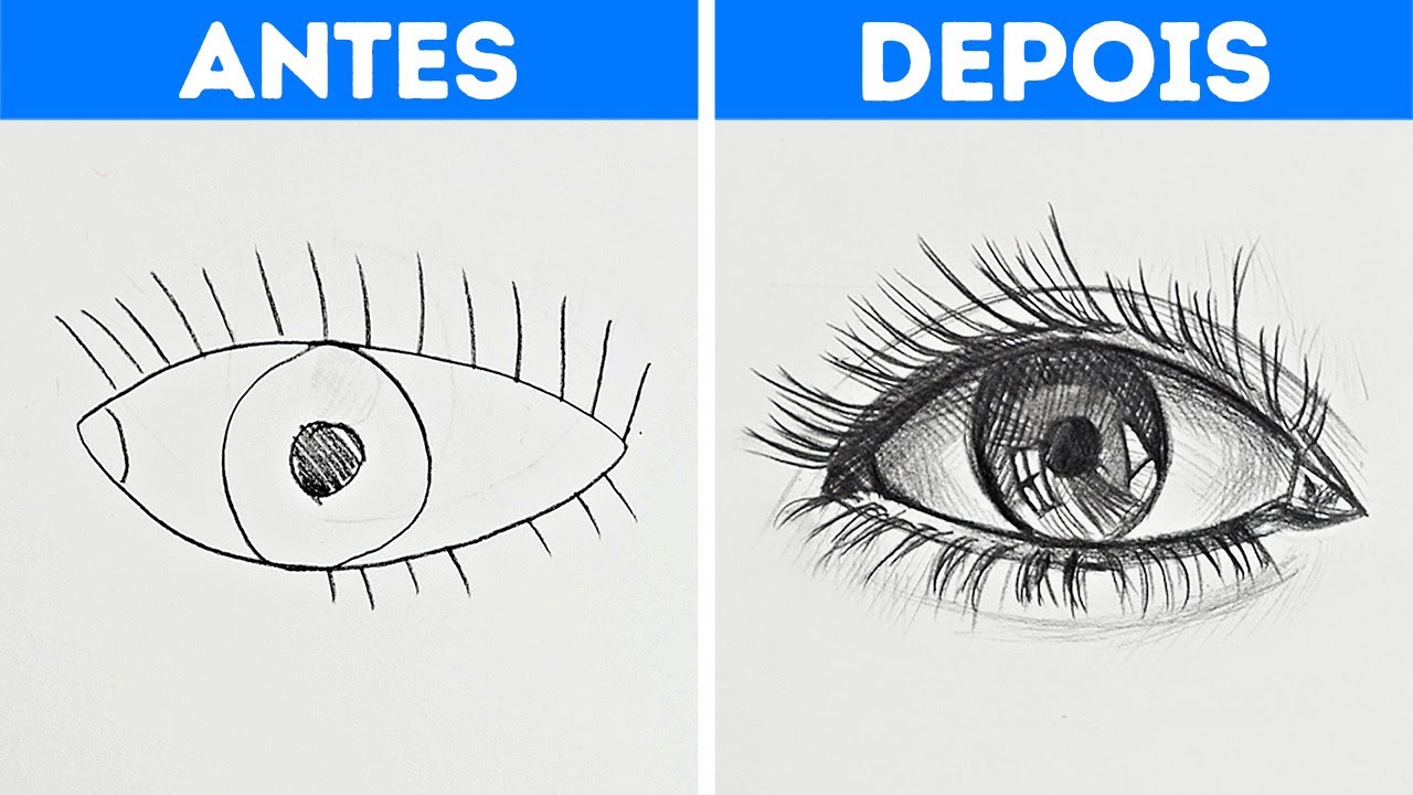 Brilhantes Dicas de Desenhos Para Principiantes || Maneiras Fáceis de Desenhar Rostos
