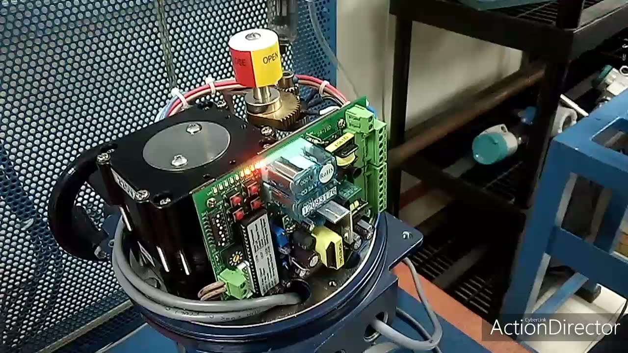 Cómo configurar un actuador eléctrico de una válvula de control,  instrumentación.