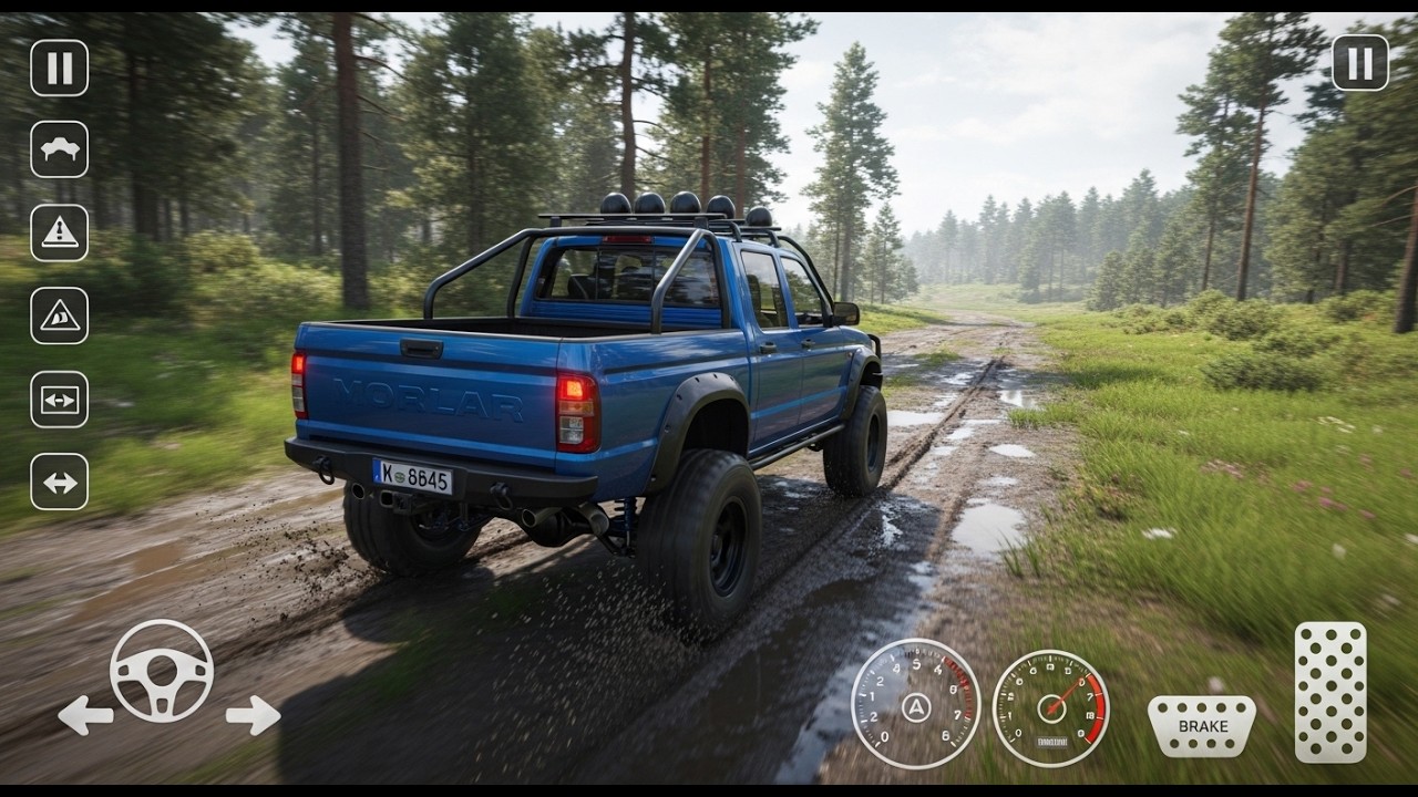 OFFROAD MUD TRUCK CHALLENGE! Extreme Forest Driving 🚙🔥