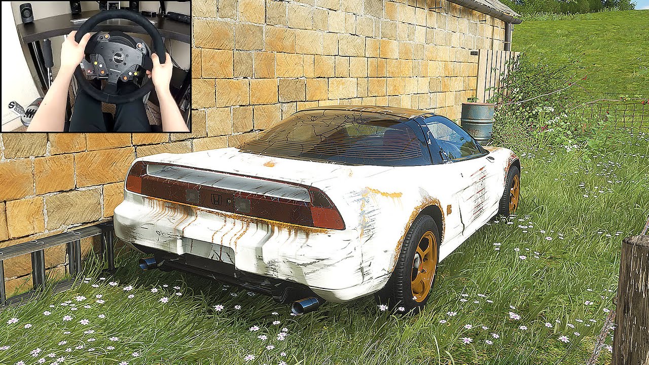 Rebuilding A Honda NSX-R - Forza Horizon 4 (Steering Wheel + Shifter) Gameplay