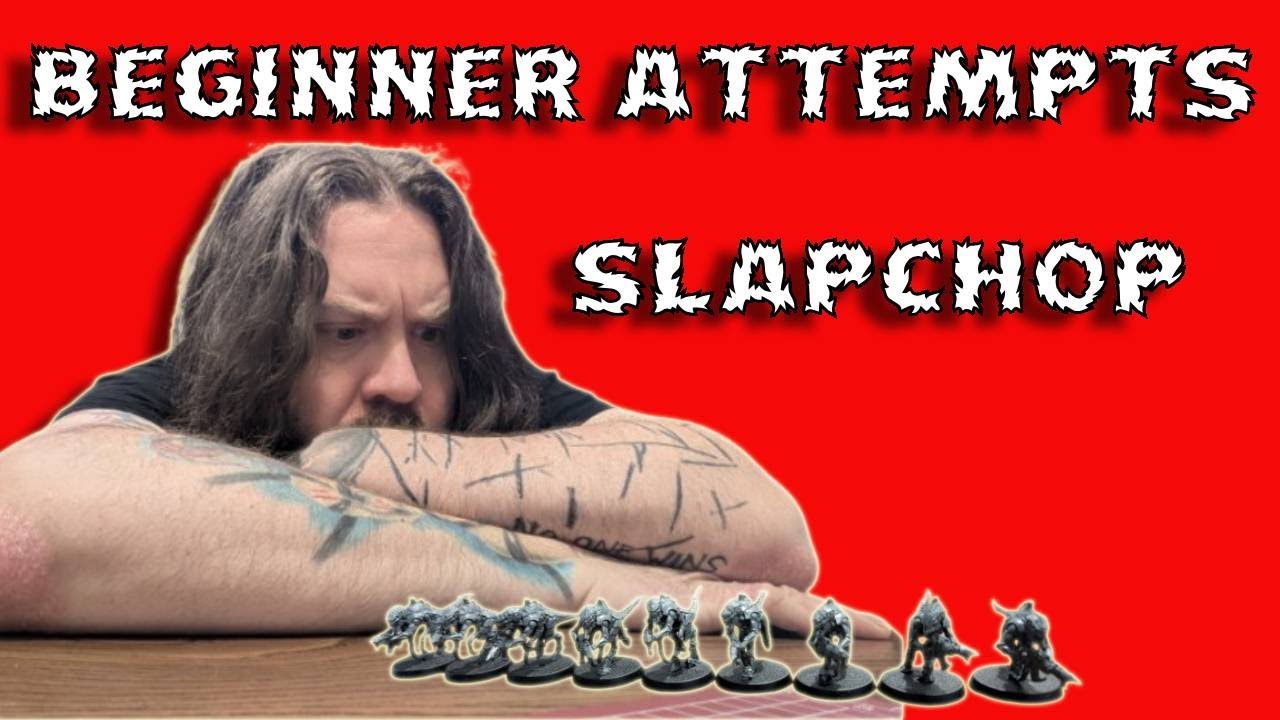 Быстрое рисование ТИРАНИДОВ с помощью SLAP CHOP | Впервые пробую эту технику