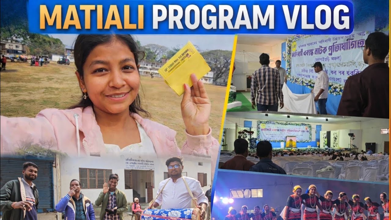 Matiali Program Vlog || Tribal One Act Drama Competition || Sonali Oraon ||