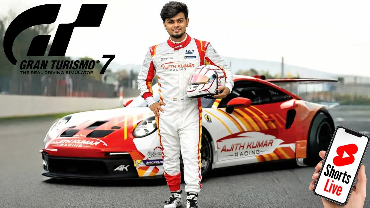 Playing Gran Turismo 7 in Logitech G923 | TAMIL Game play #shorts