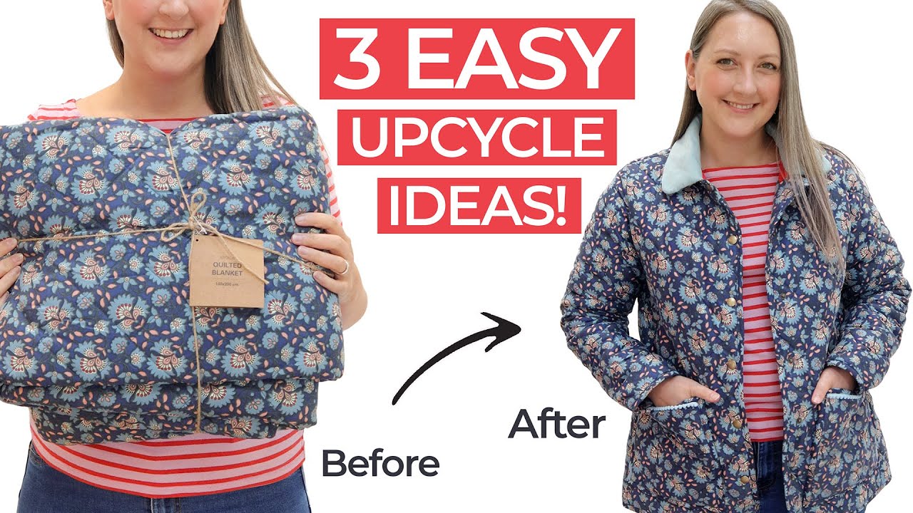 3 простые идеи переделки и апсайклинга | Плюс мои планы #SewUpcycle25