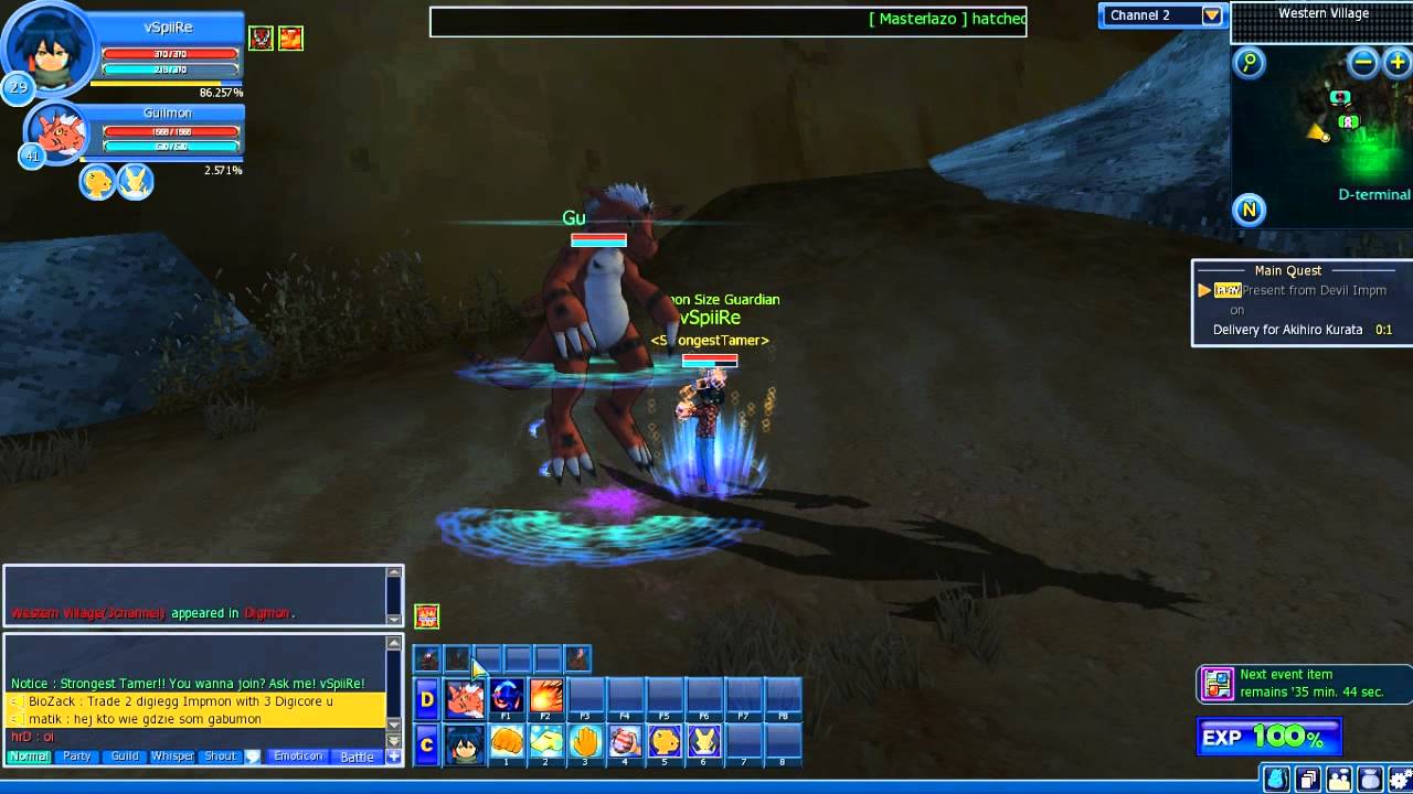 Guilmon || All Digivolutions || Digimon Masters Online