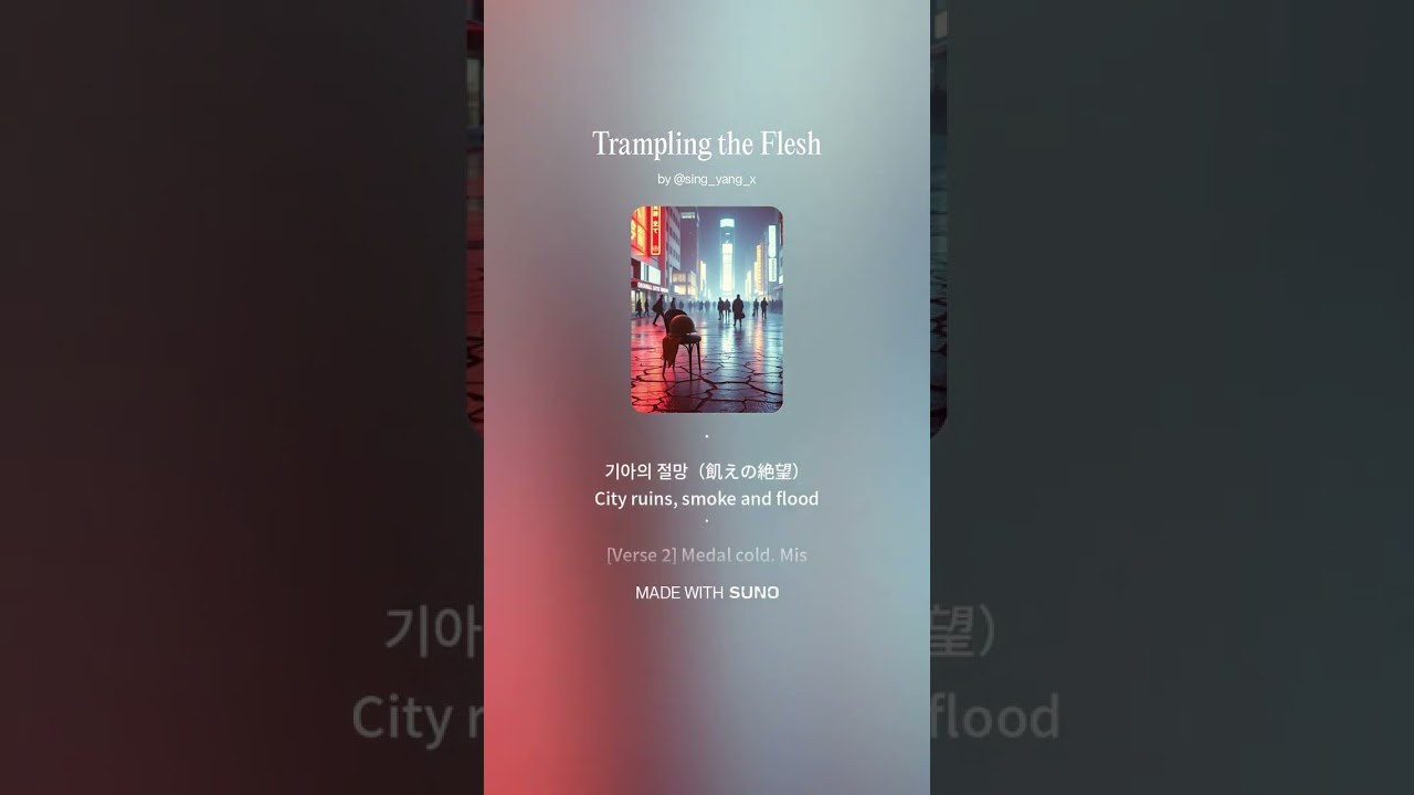 Trampling the Flesh TLA 02 #suno #ai  #Jpop #againstUS