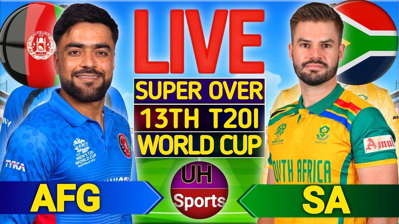 AFG vs SA Live - Super Over,World Cup 2026 | T20 Live Cricket Match Today | Cricket Live Match Score