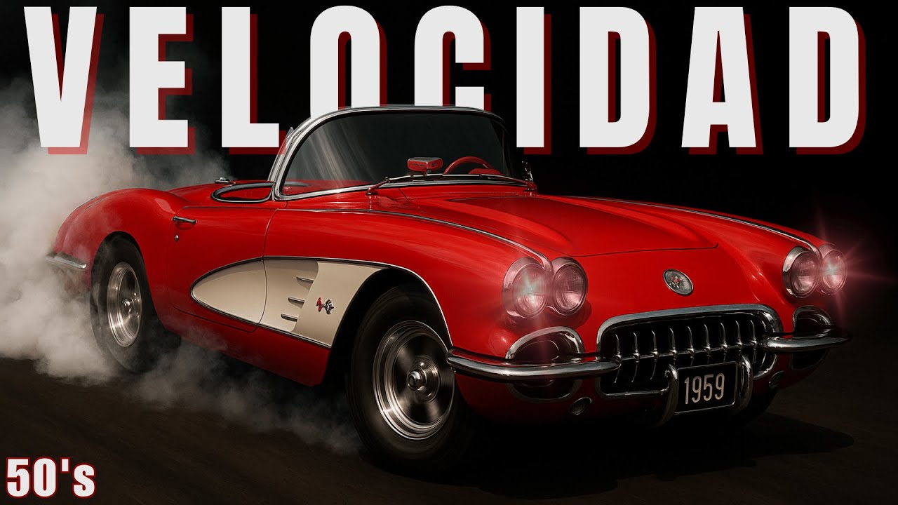 ¡Los 10 Coches Americanos Más RÁPIDOS e INCREÍBLES de los Años 50!