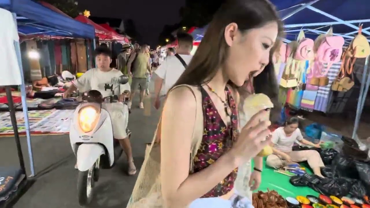 Luangprabang October 2024 | Laos night market walking tour