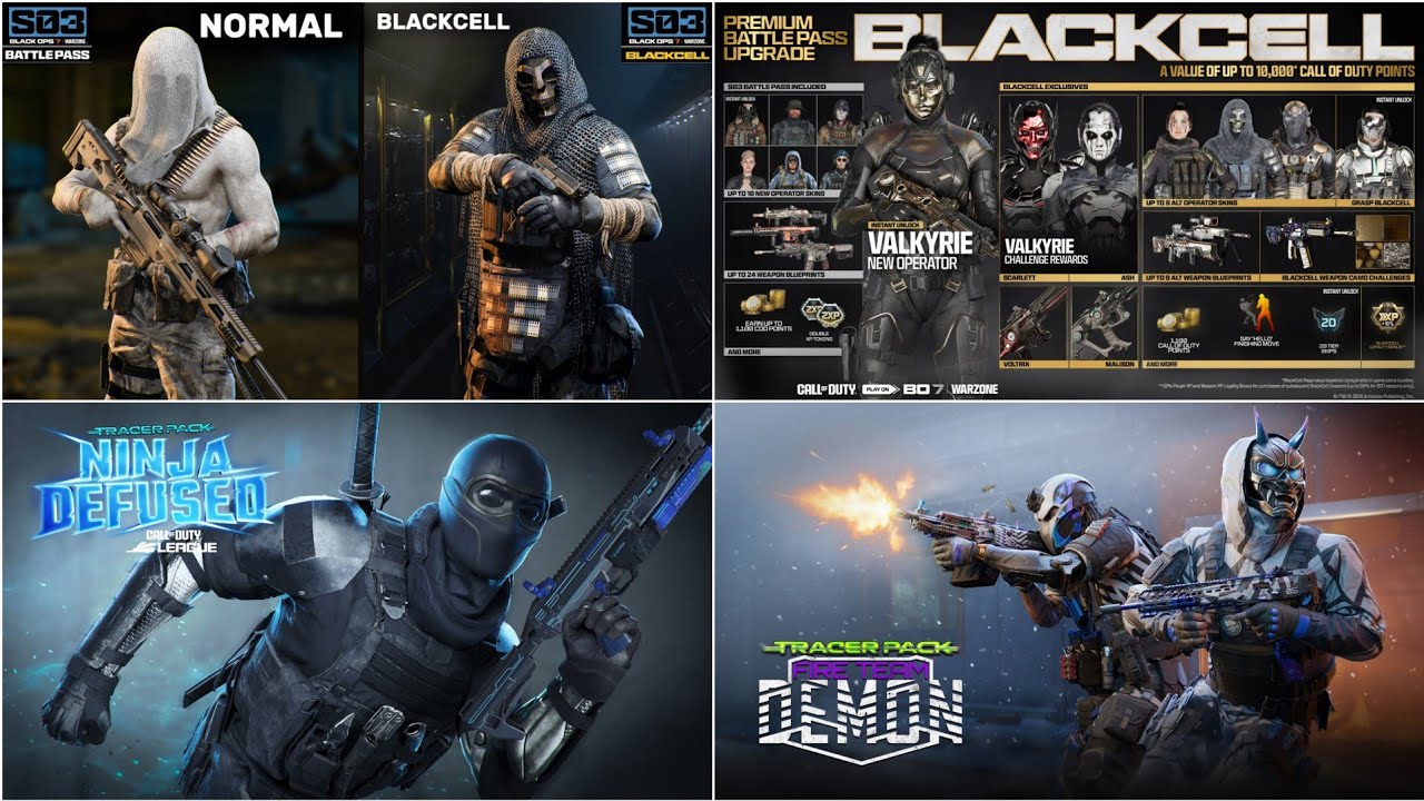 BO7 Season 3 Battle Pass Skins Upcoming Bundles | Warzone Season 3 New Operators 