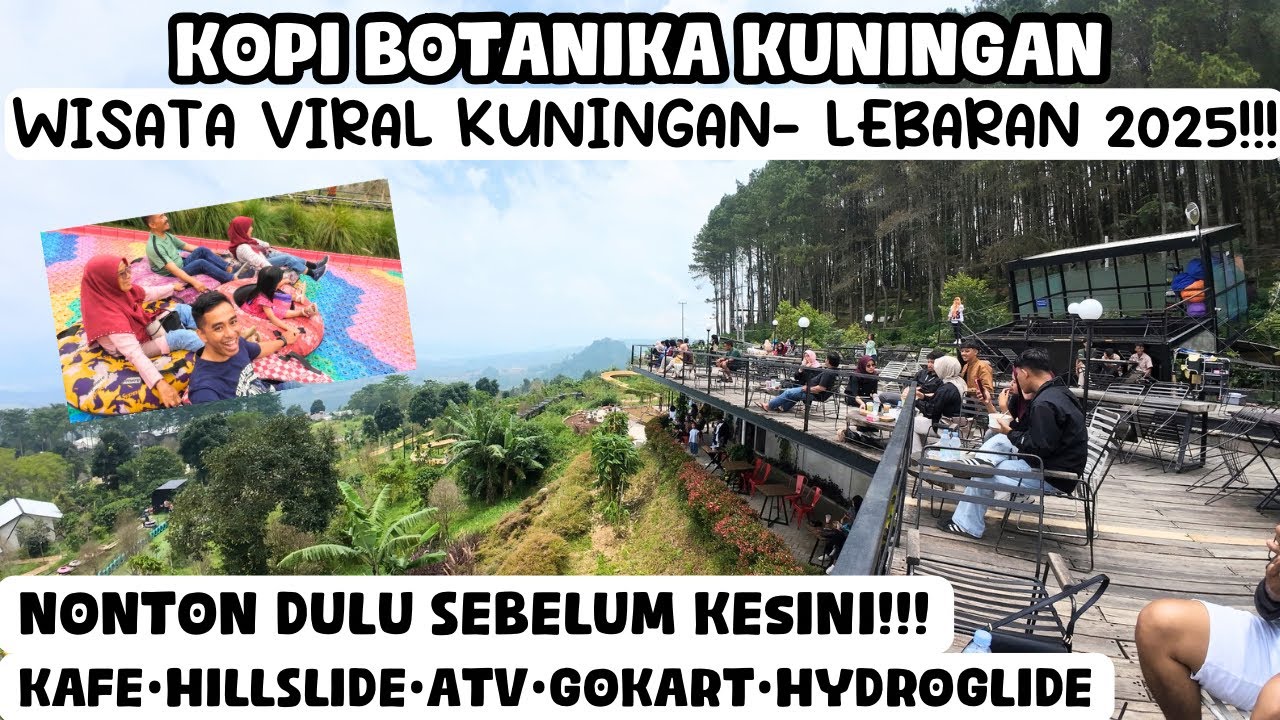 KOPI BOTANIKA KUNINGAN | BOTANIKA COFFEE KUNINGAN | CAFE VIRAL DENGAN WAHANA HYDROGLIDE TERPANJANG‼️