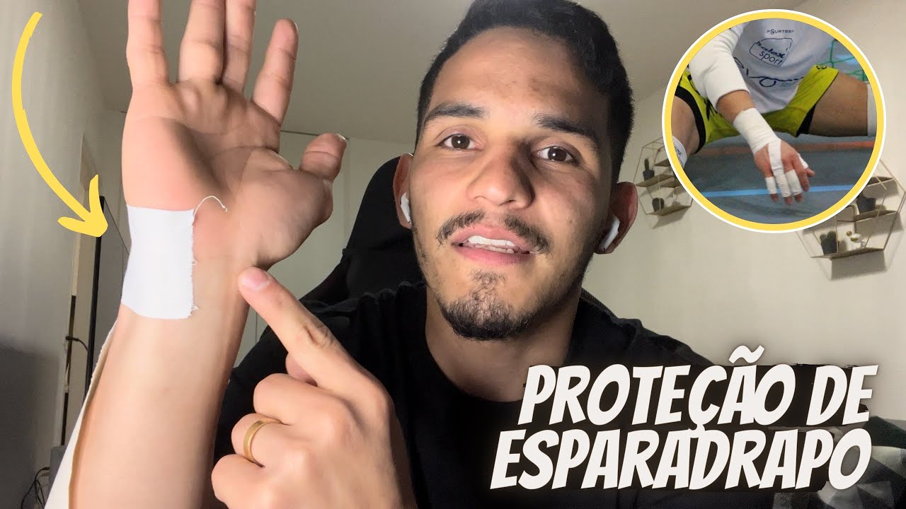 APRENDA A PROTEGER O SEU PULSO E DEDOS COM O ESPARADRAPO