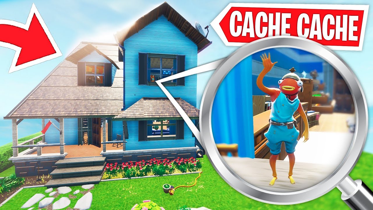 CACHE CACHE MAISON GÉANTE ! (fortnite créatif)