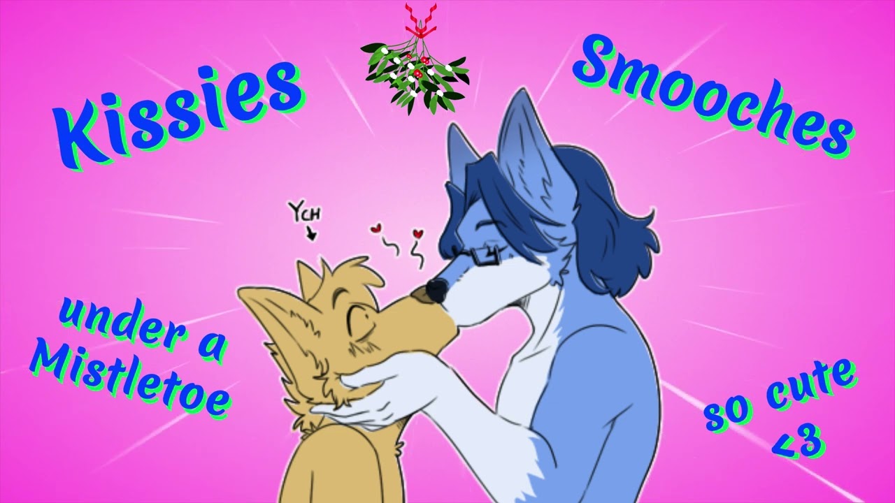 [Furry ASMR] Fluffy Kisses under a Mistletoe 💙 [Rain / BF-RP]
