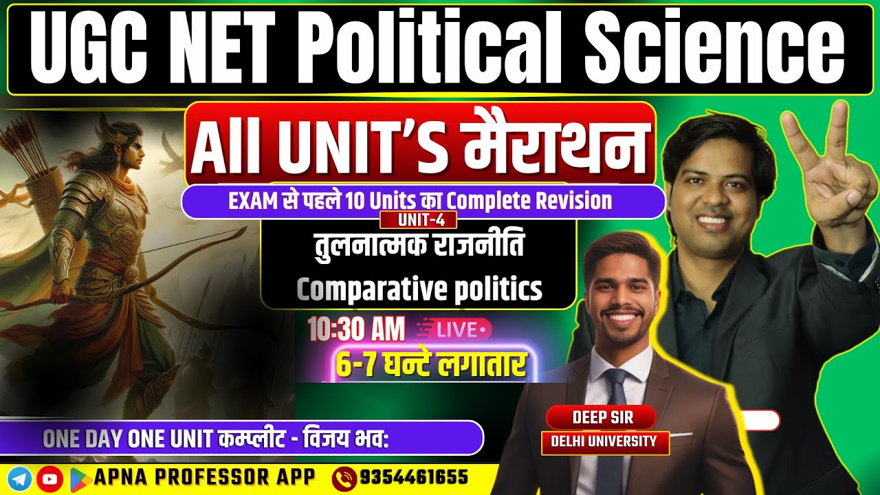 UGC NET Political Science | तुलनात्मक राजनीति ( Comparative politics)  Unit-4 मैराथन