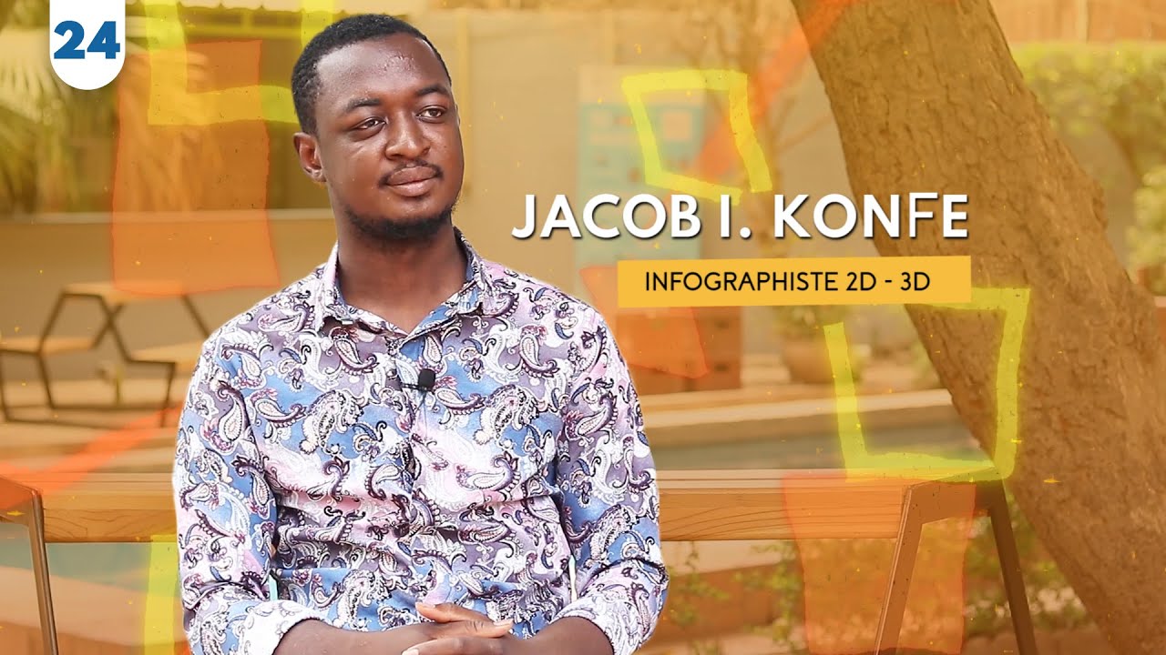 Le métier d'infographiste 2D/3D avec Ibrahim Jacob Konfe