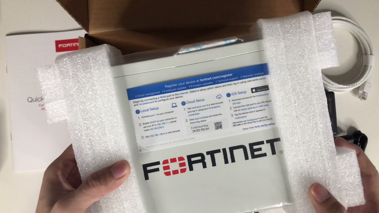 开箱 Fortinet Fortigate F40 Firewall | Unboxing Fortinet Fortigate F40 Firewall #fortinet #fortigate