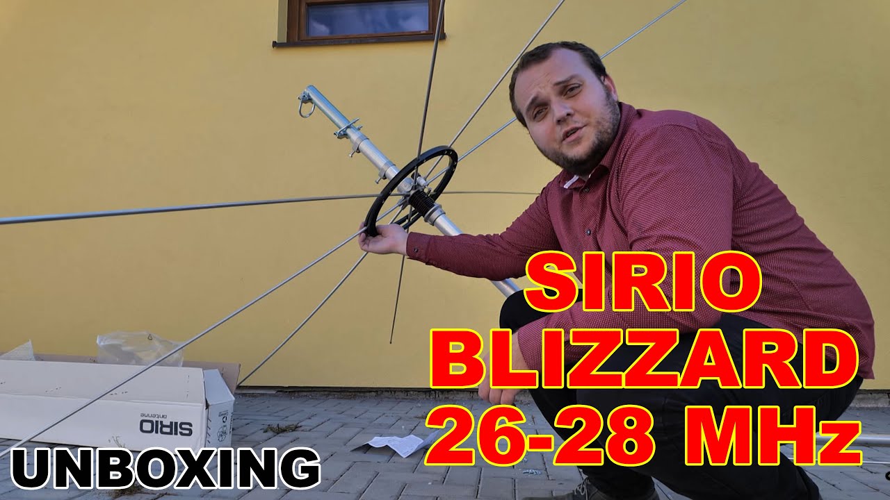 Anténa Sirio Blizzard + montáž na dom