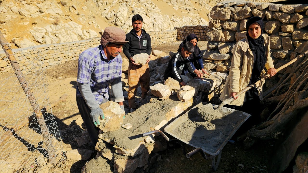 Nomadic Life: Nomadic House Building Skills 🏡&bull; Nomadic Skills in the Mountains 🏔️