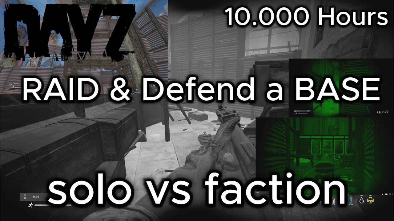 How a 10.000 Hours Player Raid and Defend a Base against a Big Faction! | DayZ Base Raid & Defend