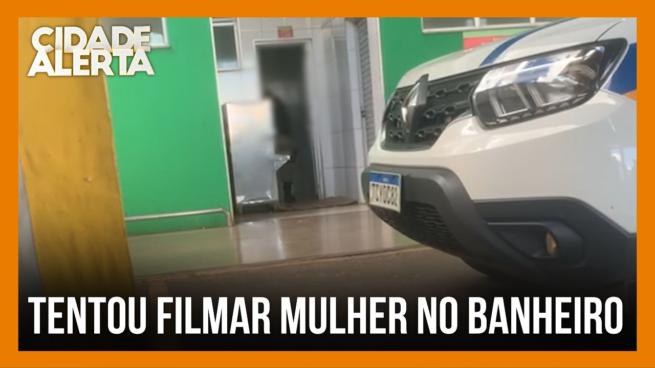 Homem é preso por importunação sexual em Uberlândia tentando filmar mulher dentro do banheiro