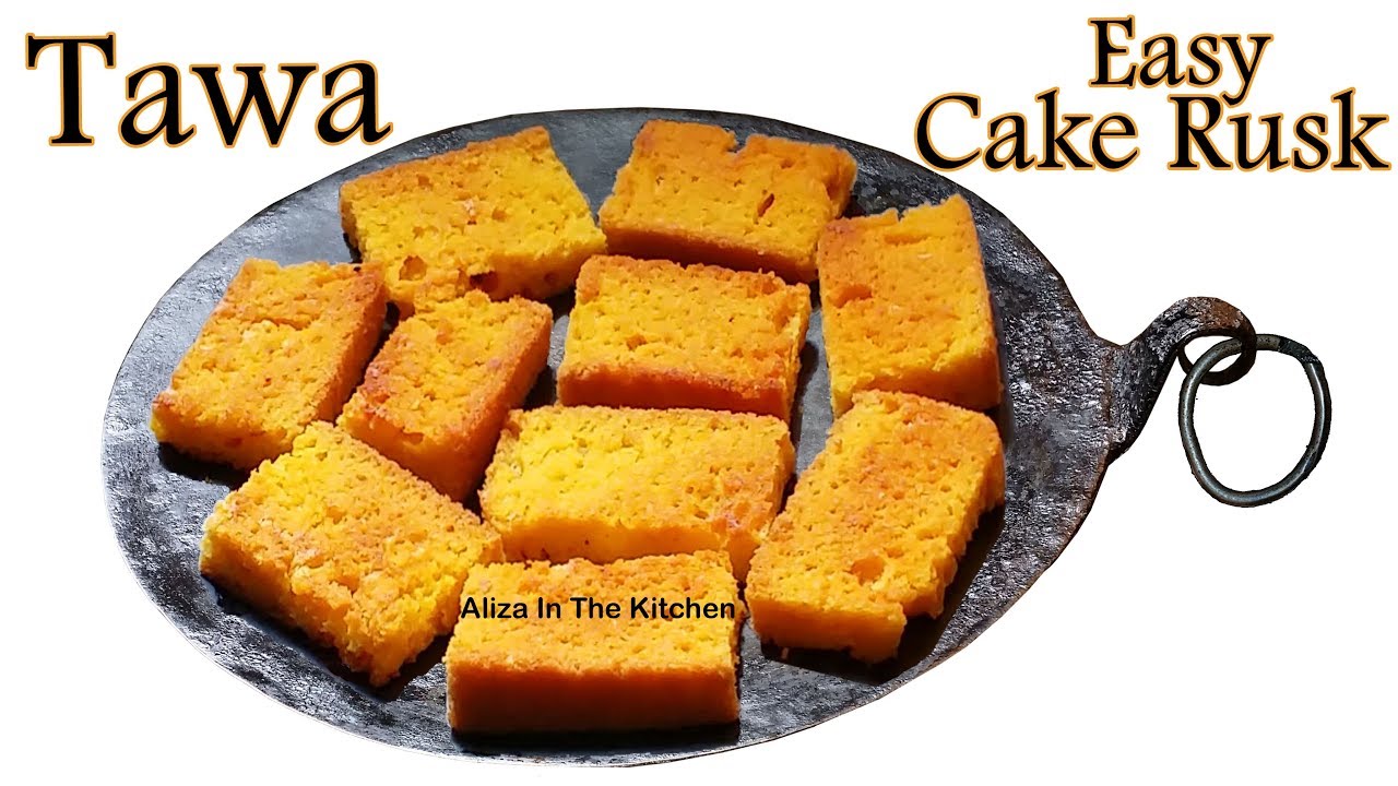 Cake Rusk Recipe - Cake Rusk Without Oven - Cake Rusk - Aliza In The Kitchen