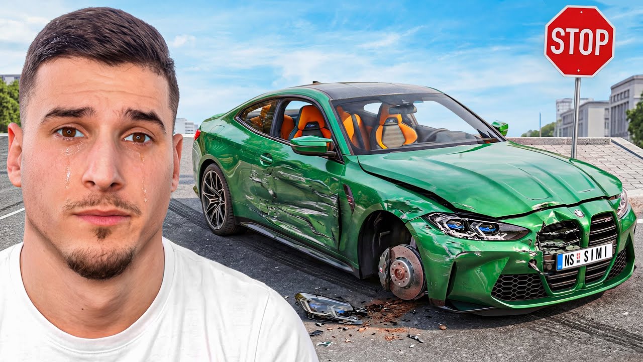 MOJA REAKCIJA NA BMW M4 POSLE SAOBRACAJNE NESRECE!
