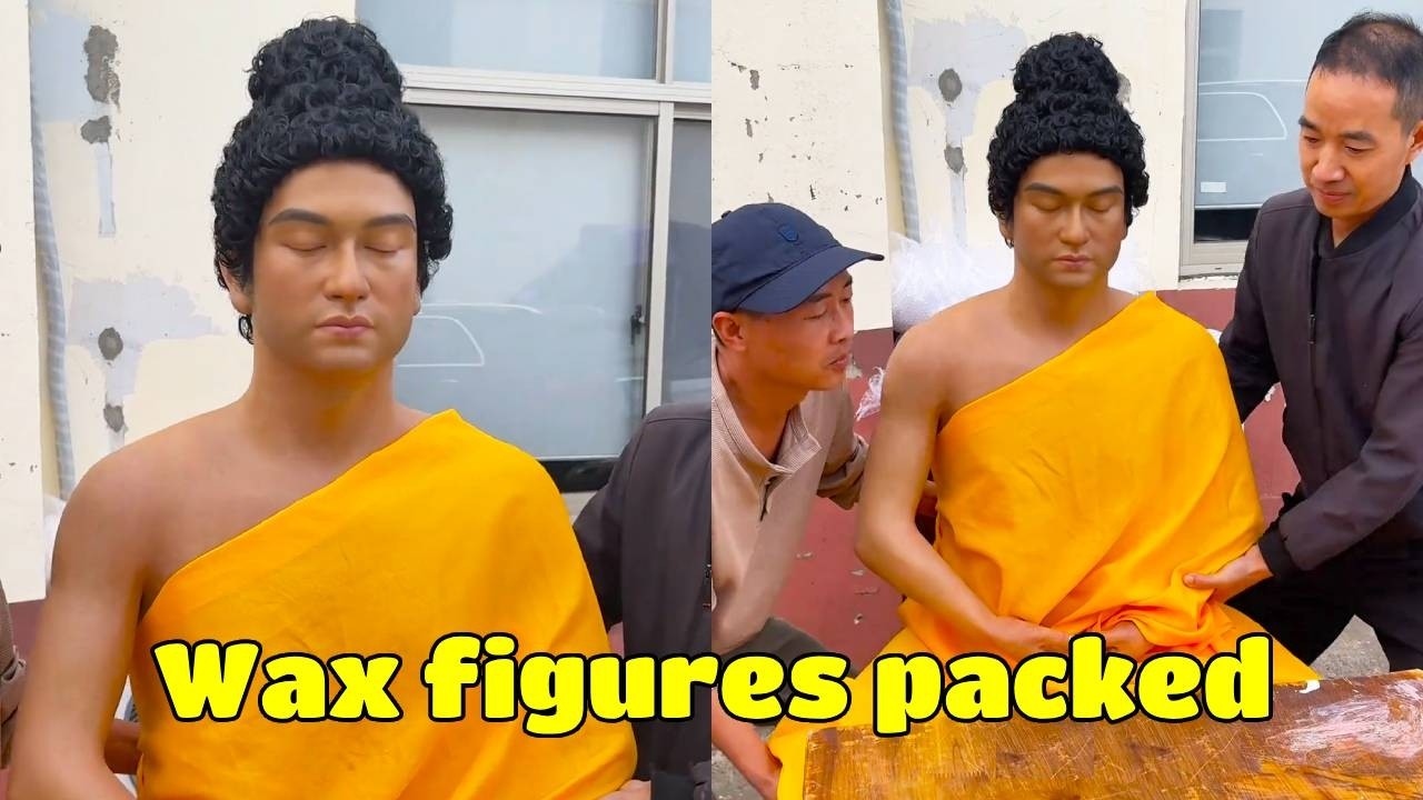 See the Buddha, get good luck! This is the beginning of good fortune!