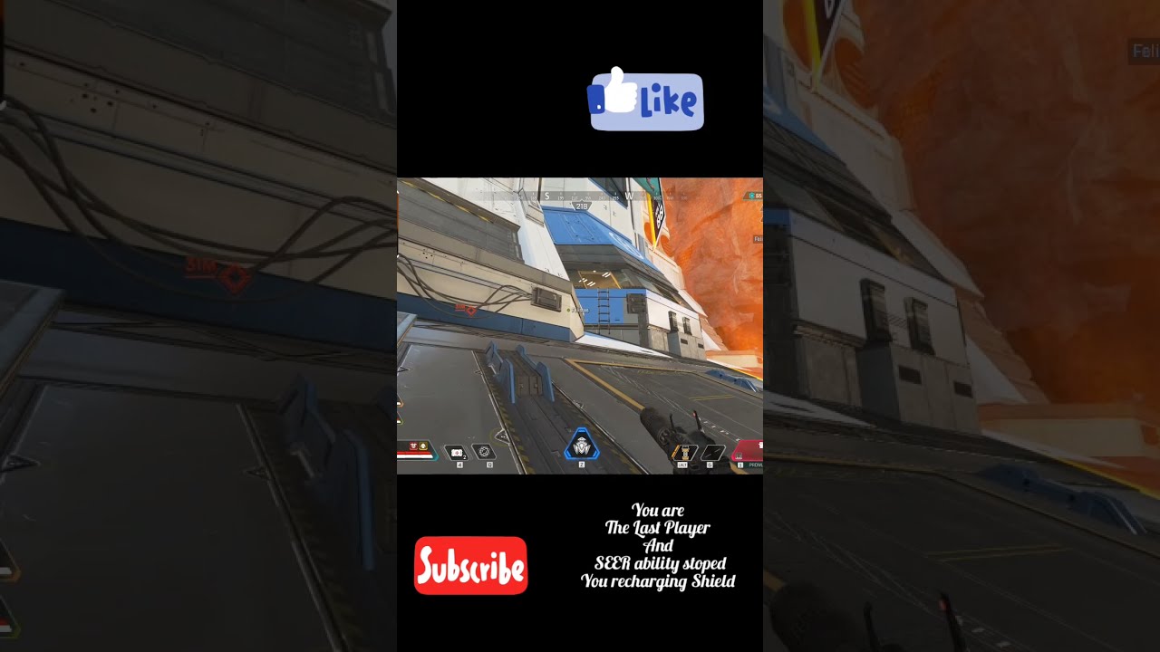 When Apex legends SEER ability 😂😂 is Stopped the Last Player Recharging Shield #shorts