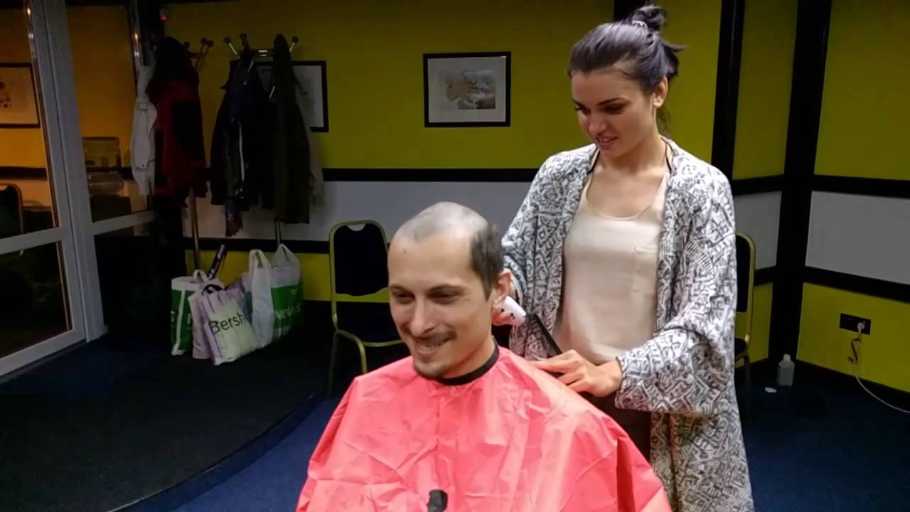 Kolya gets a haircut