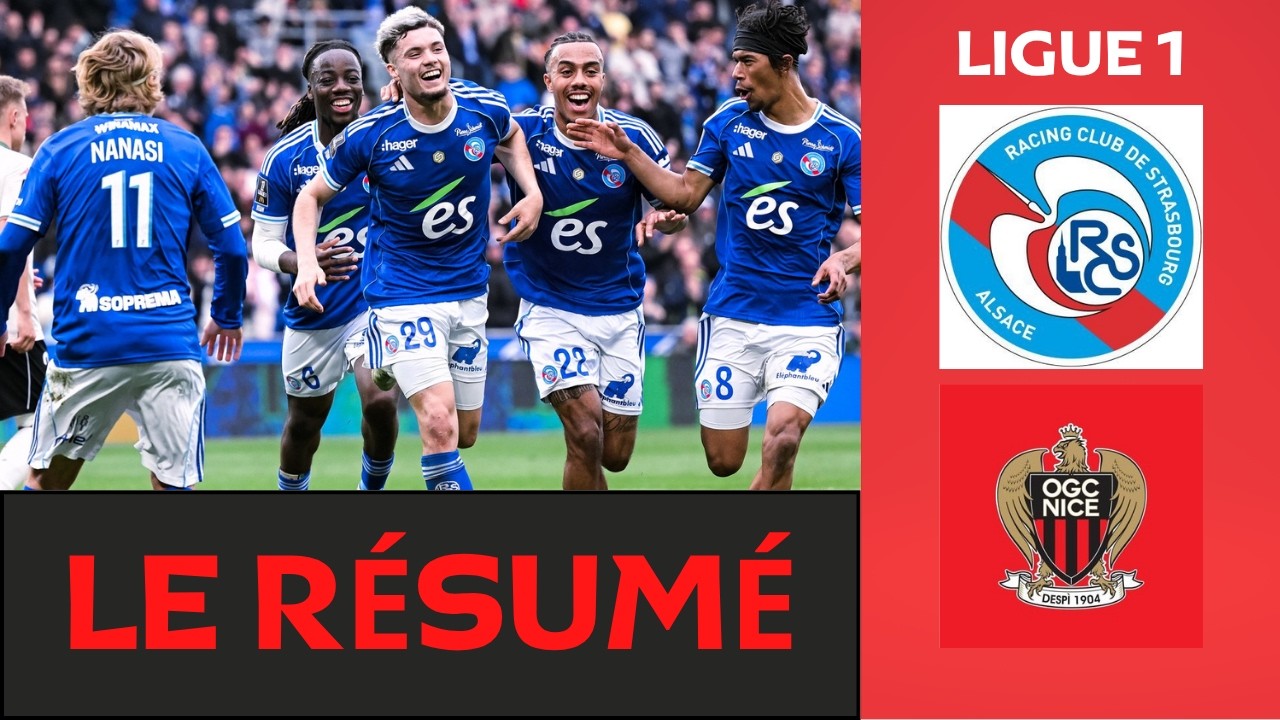 Strasbourg - Nice | 3-1 | R&eacute;sum&eacute; | Ligue 1 2025-26 | strasbourg nice