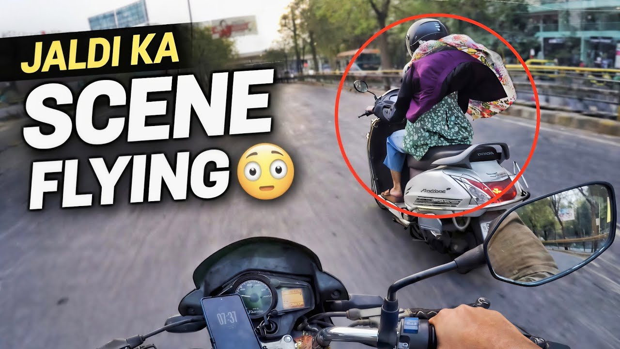 Aaj Scooter Se Zyada Jacket Fast Thi 😂