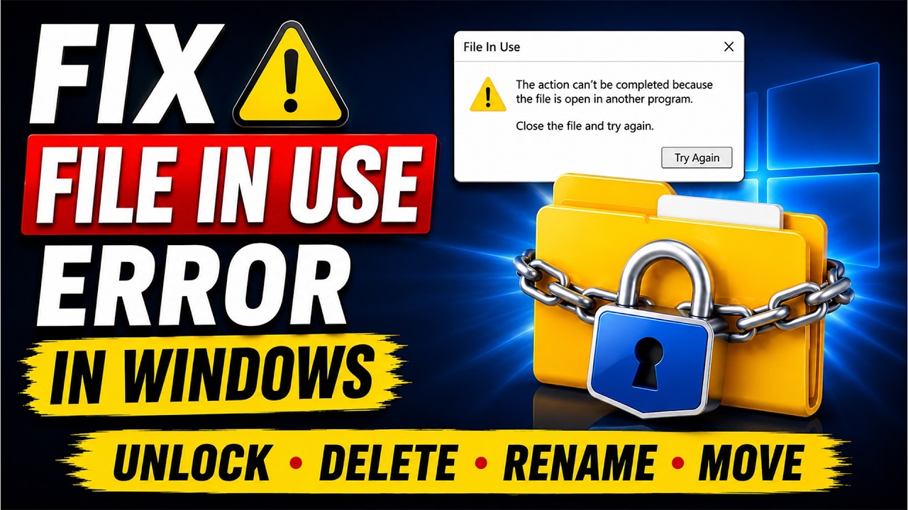 Jak naprawić błąd &bdquo;Plik jest używany przez inny program&rdquo; w systemie Windows